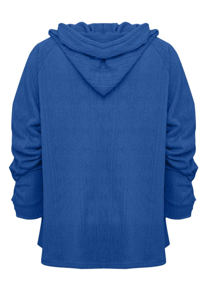 The Bouncing Doodle Drawstring Long Sleeve Hoodie