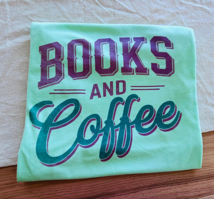 Books & Coffee Graphic Tee
