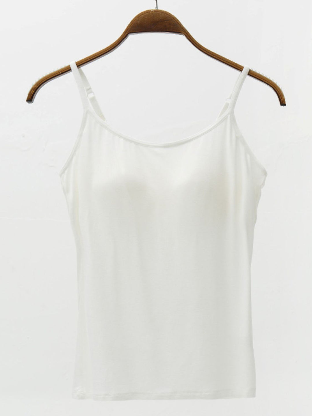 The Bouncing Doodle Adjustable Strap Modal Cami with Bra