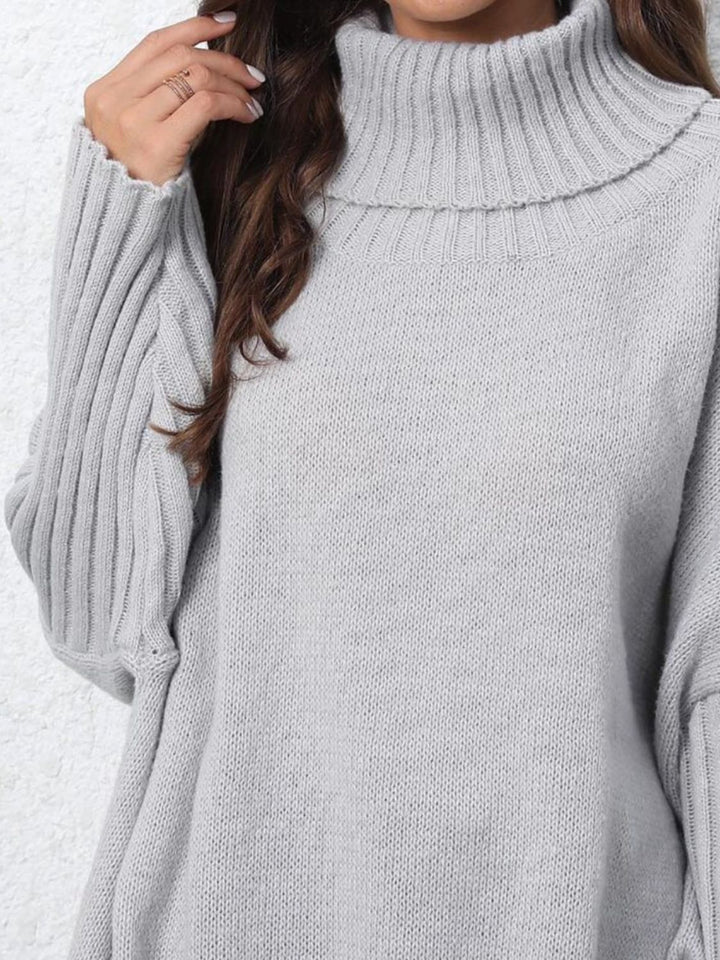 The Bouncing Doodle Turtleneck Long Sleeve Sweater