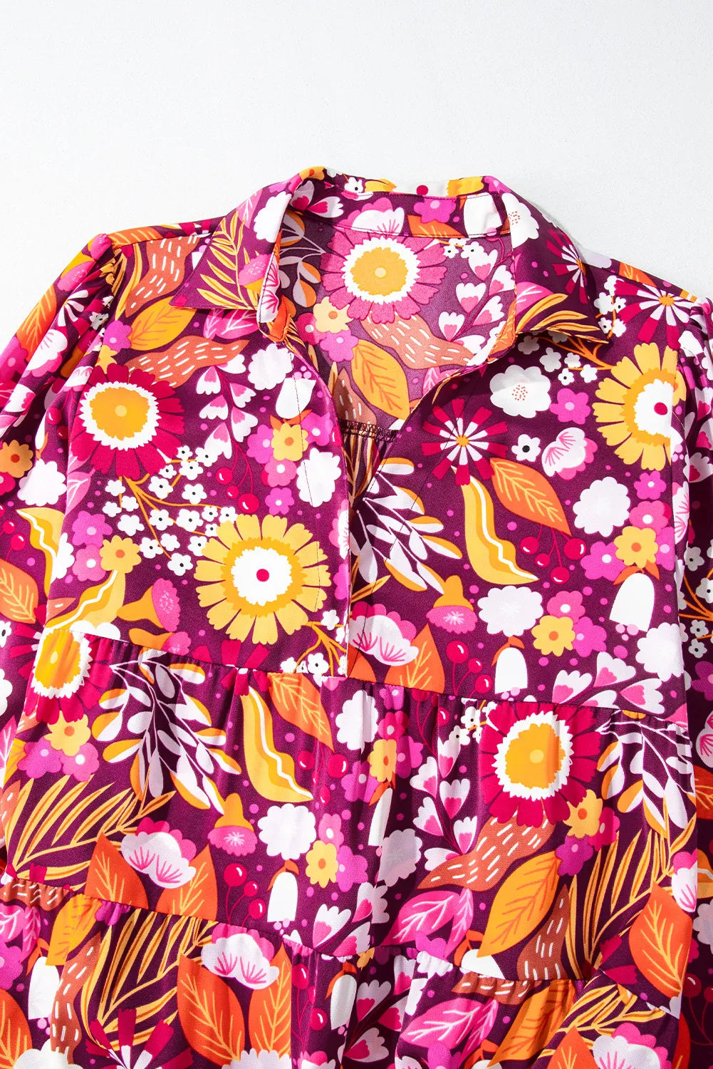 The Bouncing Doodle Maxi Floral Dress