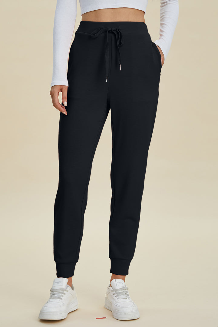 Bouncing Doodle Air Scuba Drawstring High Waist Joggers