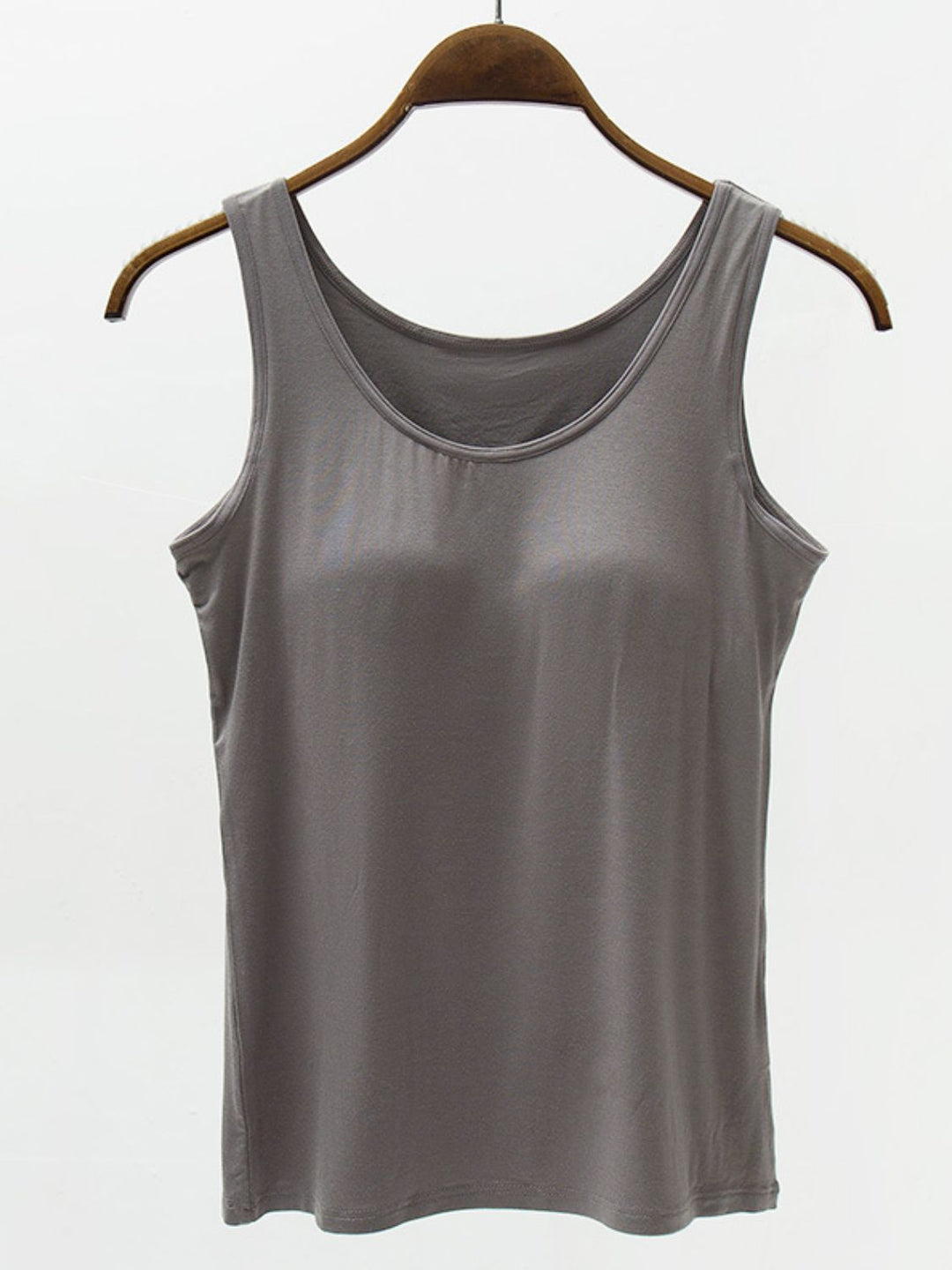 The Bouncing Doodle Full Size Wide Strap Modal Tank with Bra