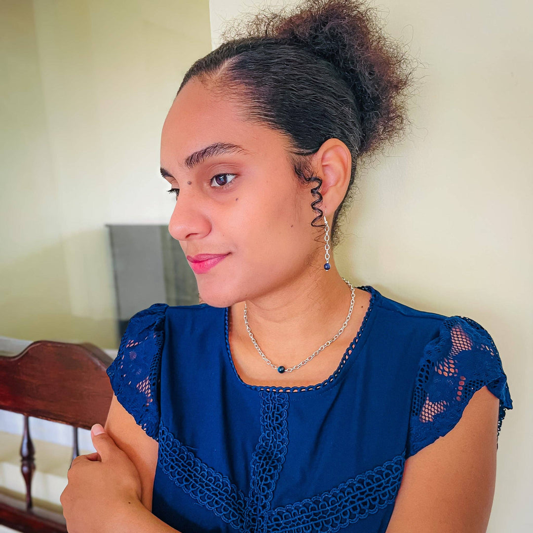 Mara necklace: Blue