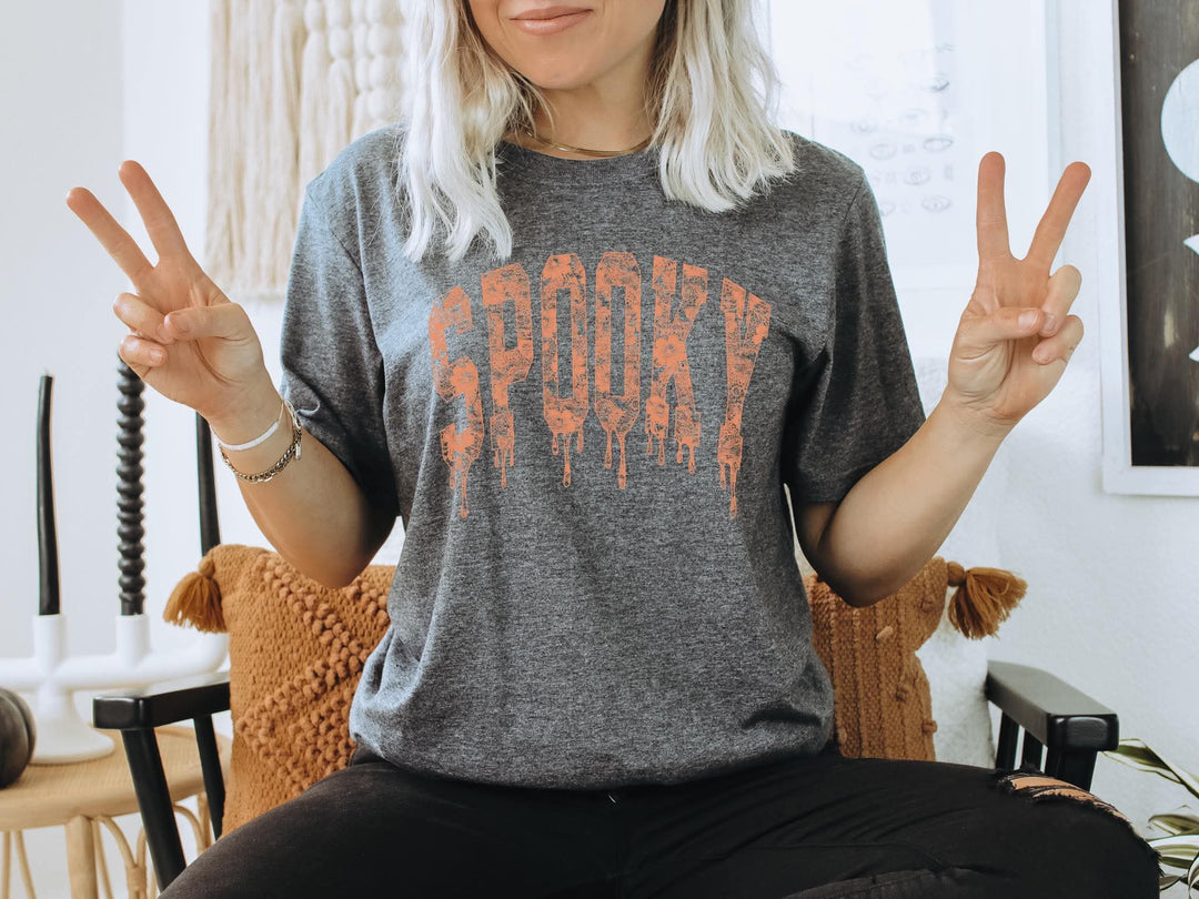 Spooky Drip Font Graphic Tee