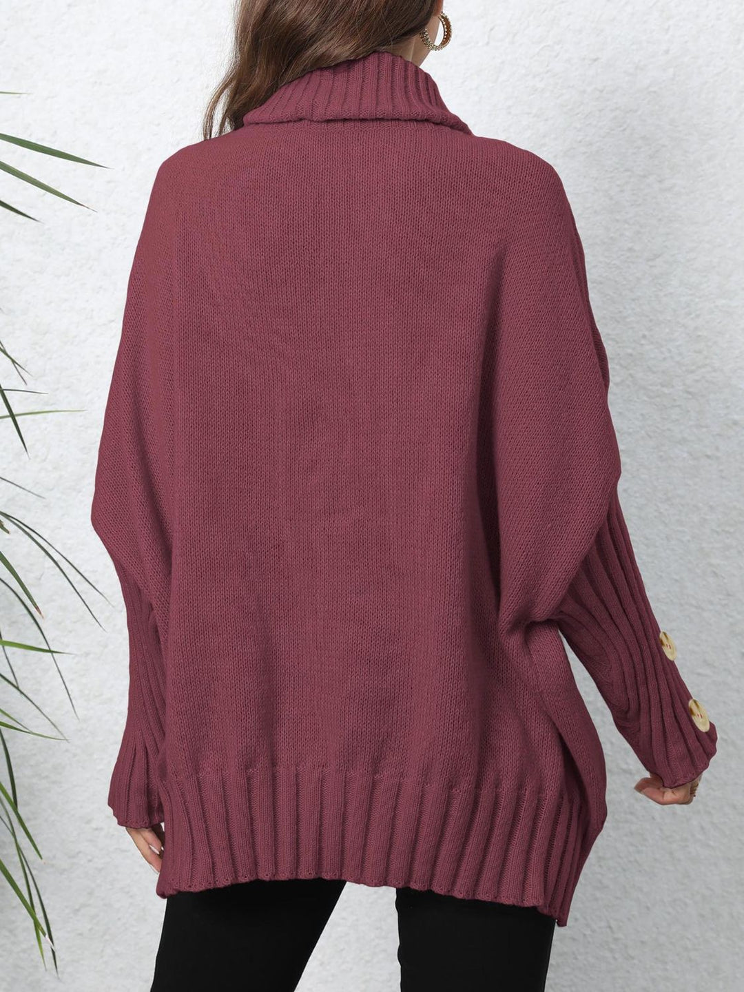 The Bouncing Doodle Turtleneck Long Sleeve Sweater