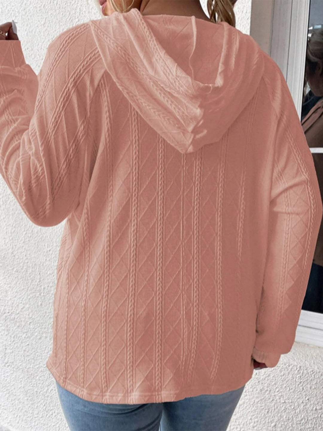 The Bouncing Doodle Drawstring Long Sleeve Hoodie
