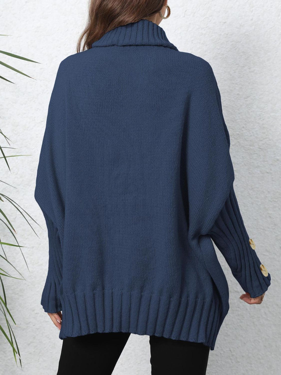 The Bouncing Doodle Turtleneck Long Sleeve Sweater