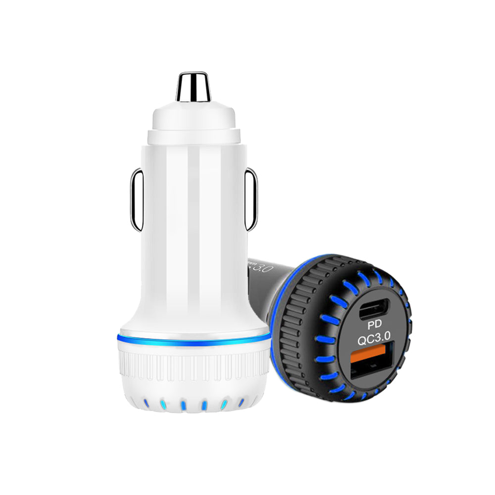 USB+USB-C Car Adapter