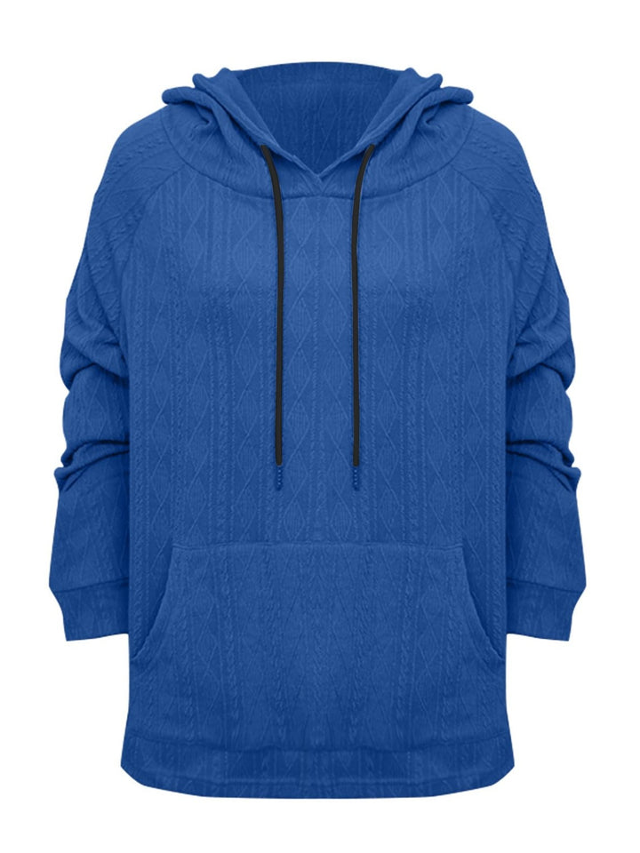 The Bouncing Doodle Drawstring Long Sleeve Hoodie