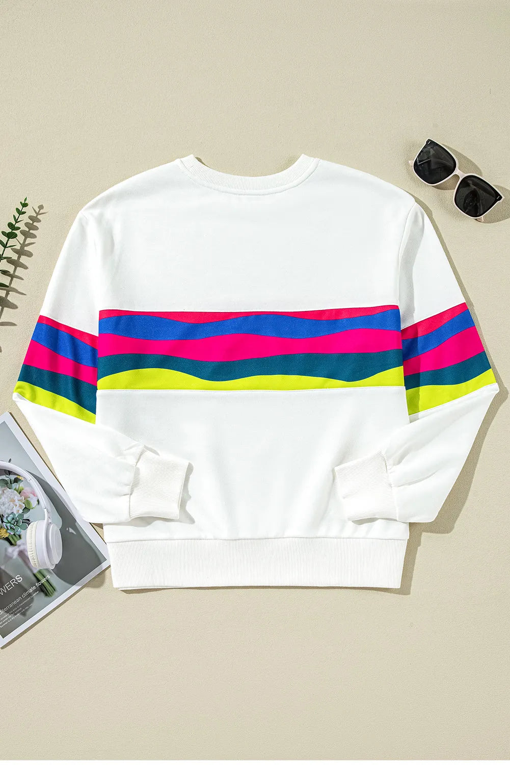 The Bouncing Doodle Striped Long Sleeve Top