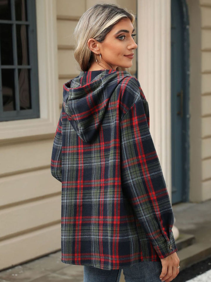 The Bouncing Doodle Plaid Hoodie