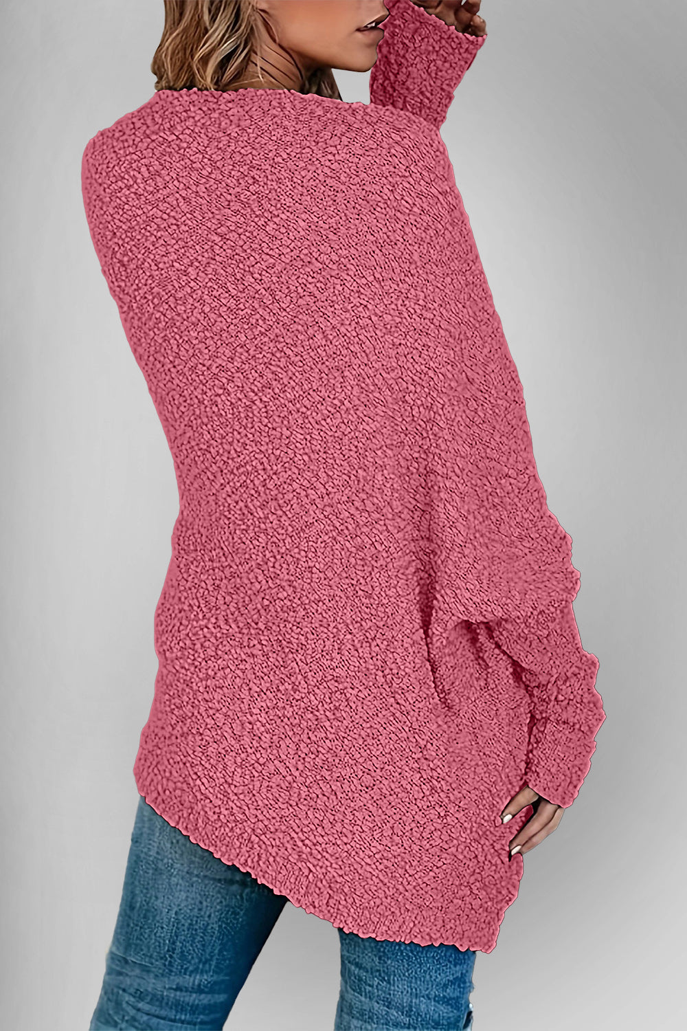 The Bouncing Doodle Open Front Long Sleeve Cardigan with Pockets