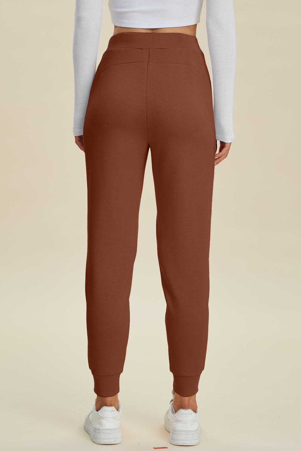Bouncing Doodle Air Scuba Drawstring High Waist Joggers