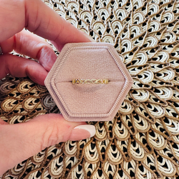 Heart Stacker Ring- Gold