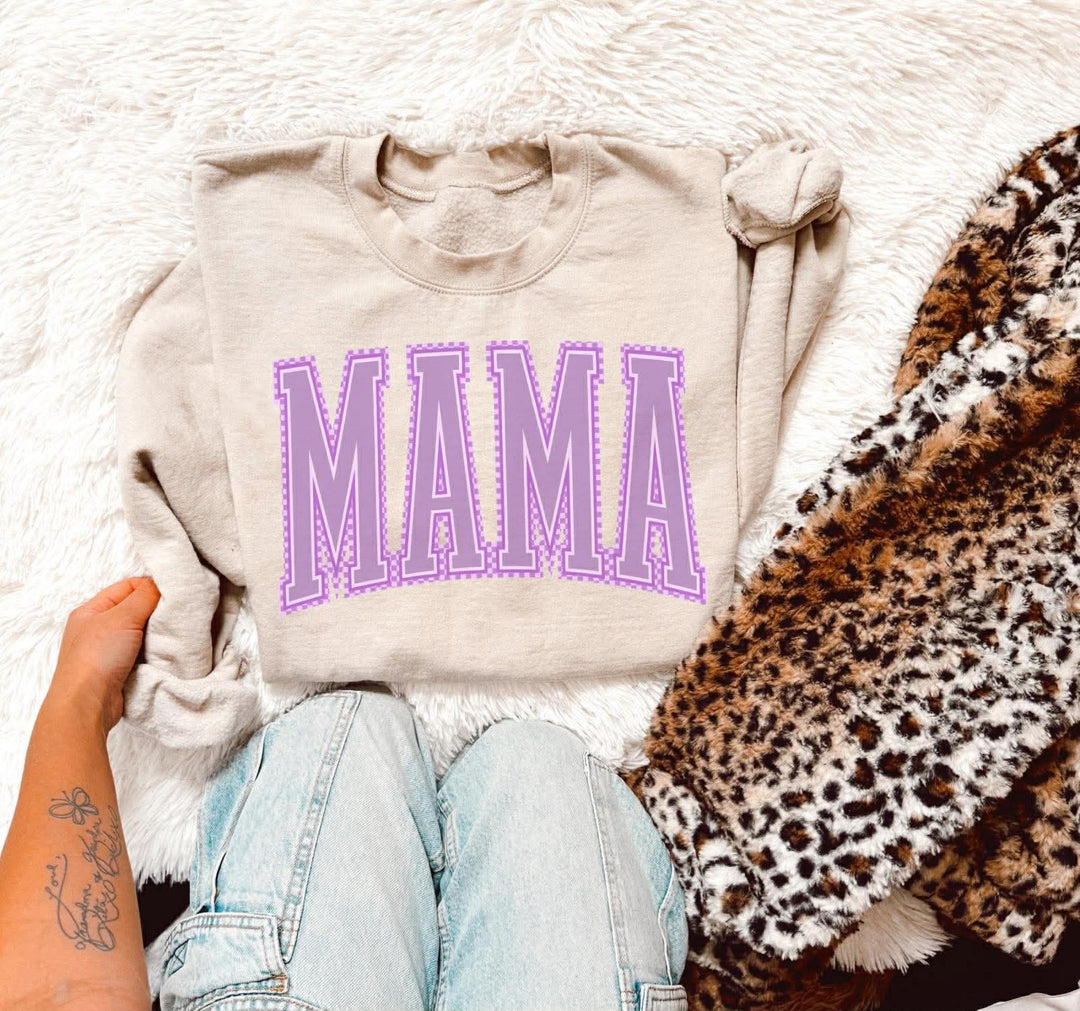 Classic Mama Graphic Crew Sweatshirt