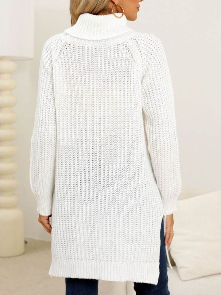 The Bouncing Doodle Turtleneck Long Sleeve Sweater