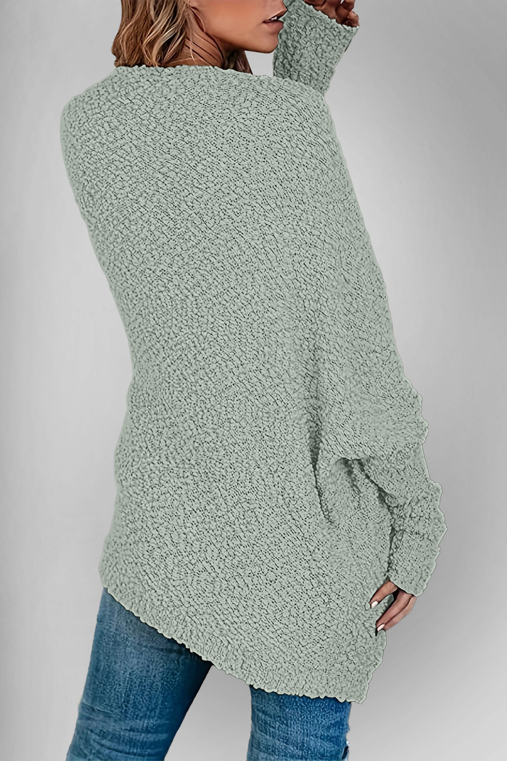 The Bouncing Doodle Open Front Long Sleeve Cardigan with Pockets