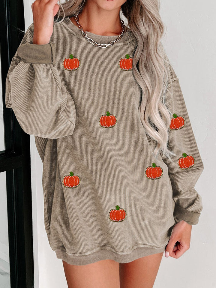 The Bouncing Doodle Pumpkin Long Sleeve Sweatshirt