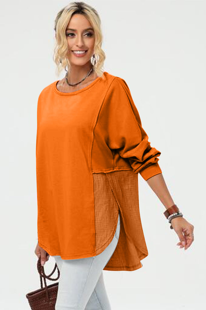 The Bouncing Doodle Long Sleeve High-Low Shirt