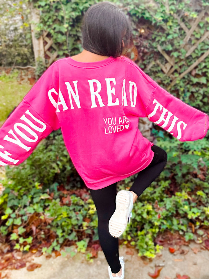 WLM - If You Can Read This Spring Sweatshirt