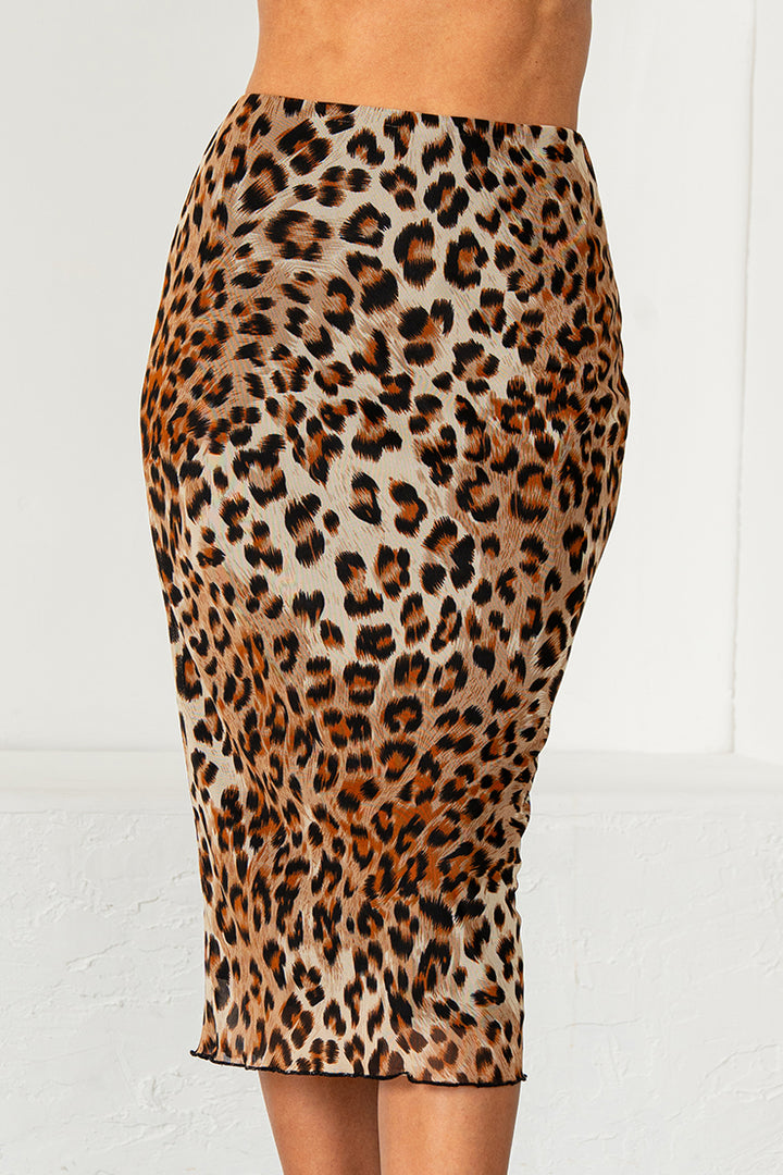 Sew in Love Floral Mesh Skirt