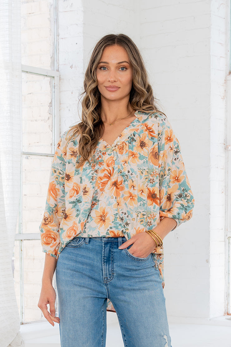 Sew in Love October - Floral Top