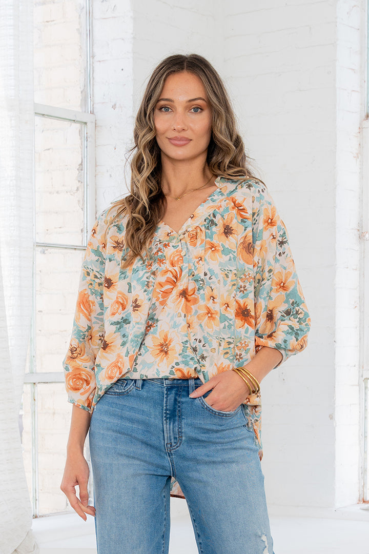 Sew in Love October - Floral Top