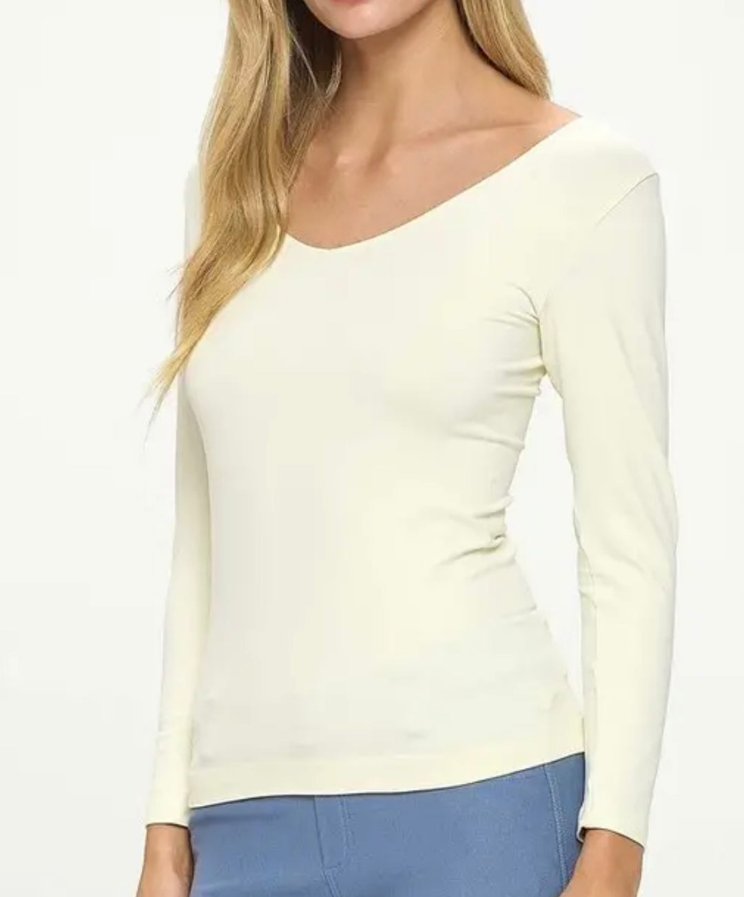 Yelete - Seamless Reversible Long Sleeve Top