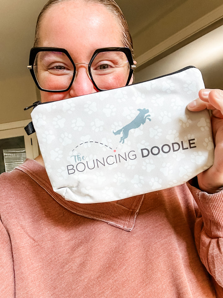 Bouncing Doodle Custom Pouch