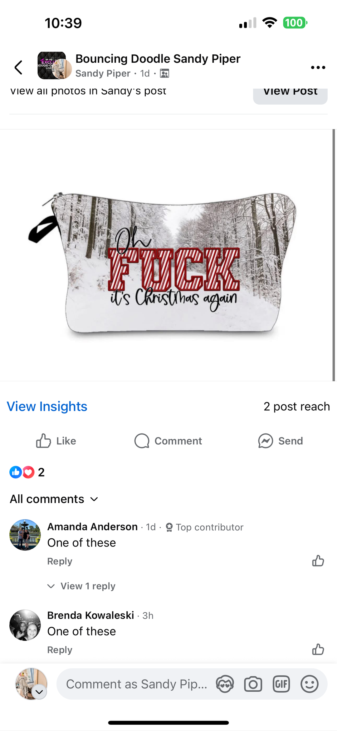Brenda Kowaleski Pouches
