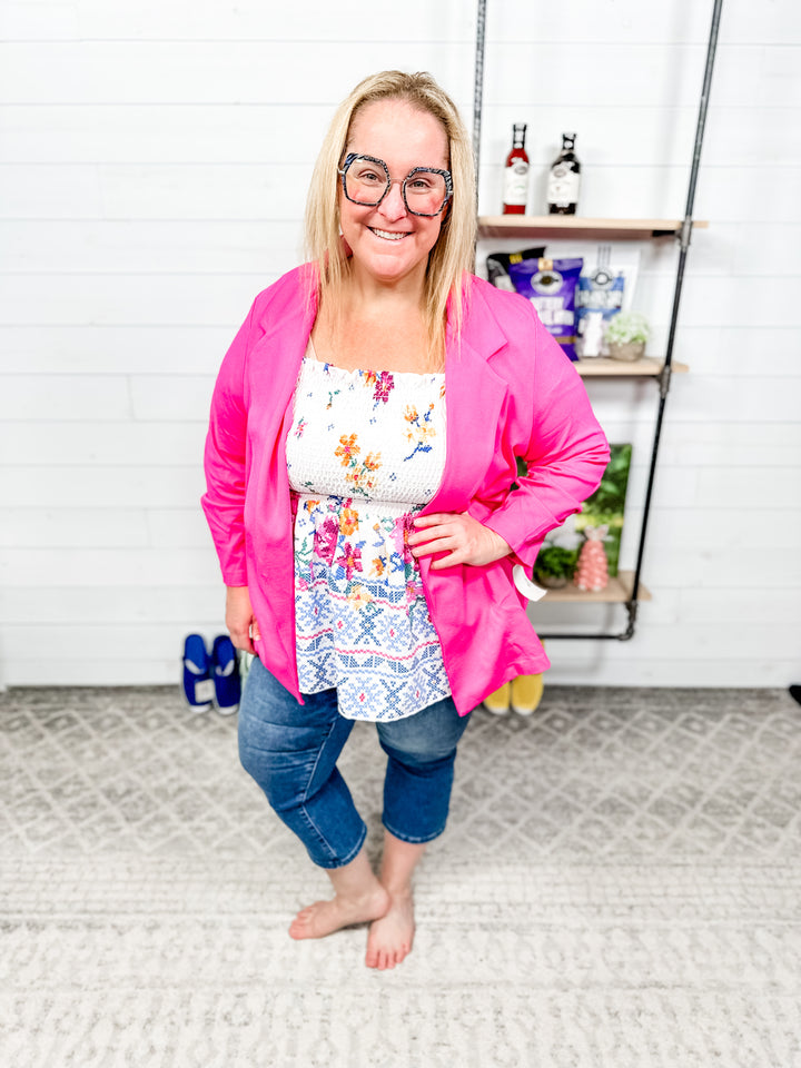 Dear Scarlett - Magic Blazer Hot Pink