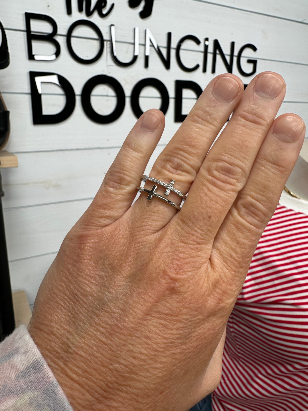 Treasure Jewels - Double Cross Ring