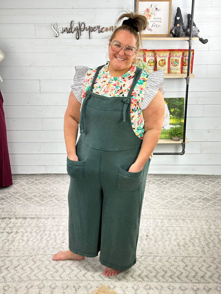Oddi - Washed Knit Overalls