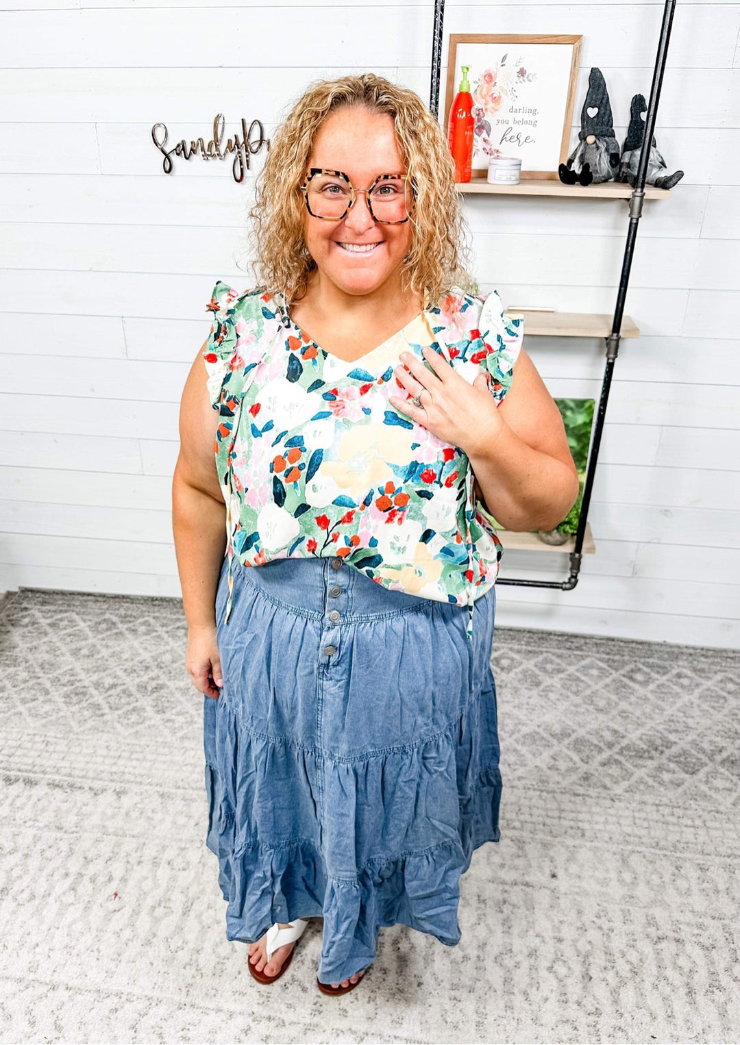 Hailey & Co - Watercolor Top
