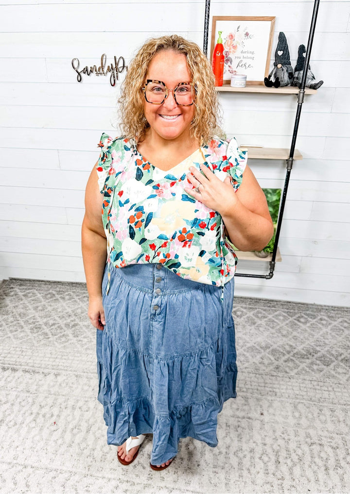 Hailey & Co - Watercolor Top