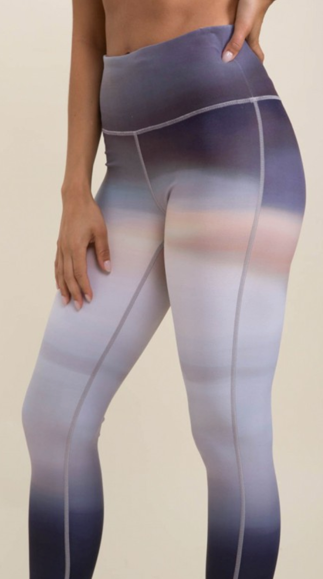 Mono B - Dusk Ombre High-Waist Leggings