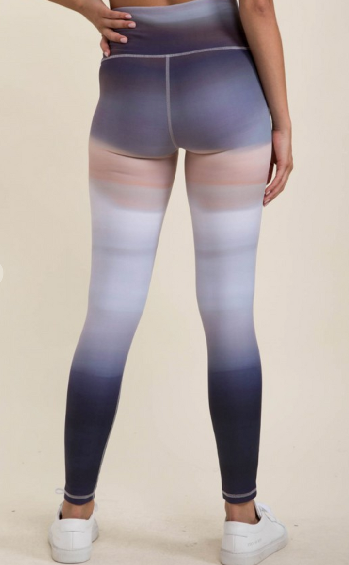 Mono B - Dusk Ombre High-Waist Leggings