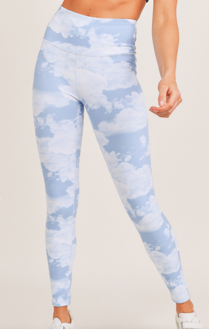 Mono B - Clouds of Shangri-La High-waist Leggings