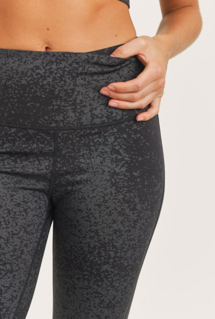 Mono B - Flake Foil High-waist Leggings