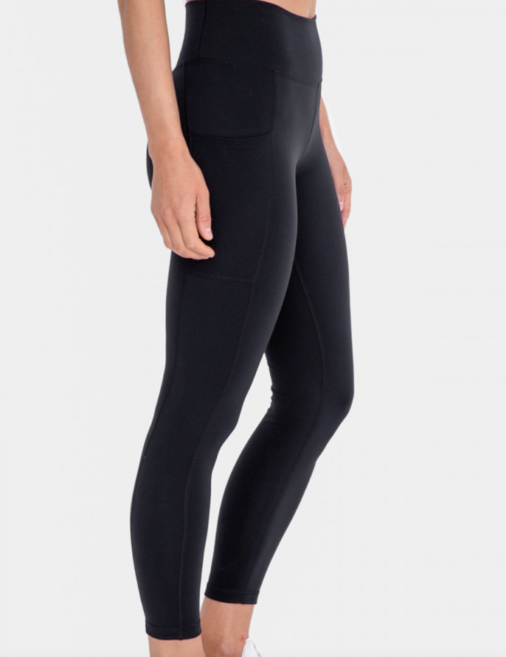 Mono B - Essential Sweetheart Back High-waist Leggings