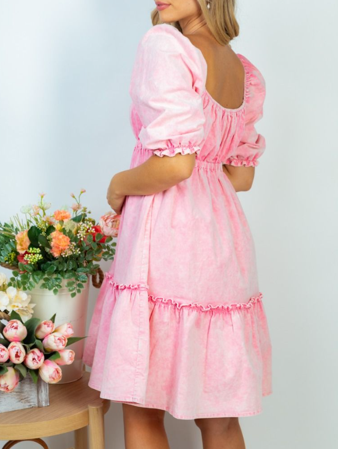 White Birch - Corduroy Dress (Pink)
