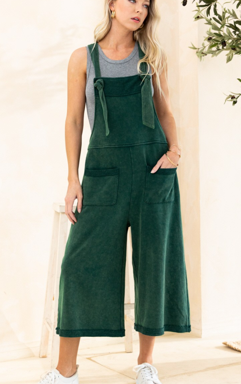 Oddi - Washed Knit Overalls
