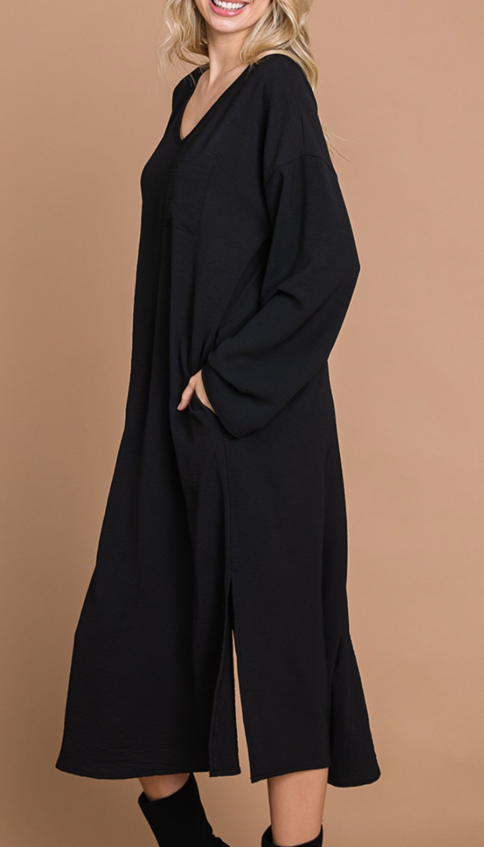 Cotton Bleu -  Maxi Dress With Pockets