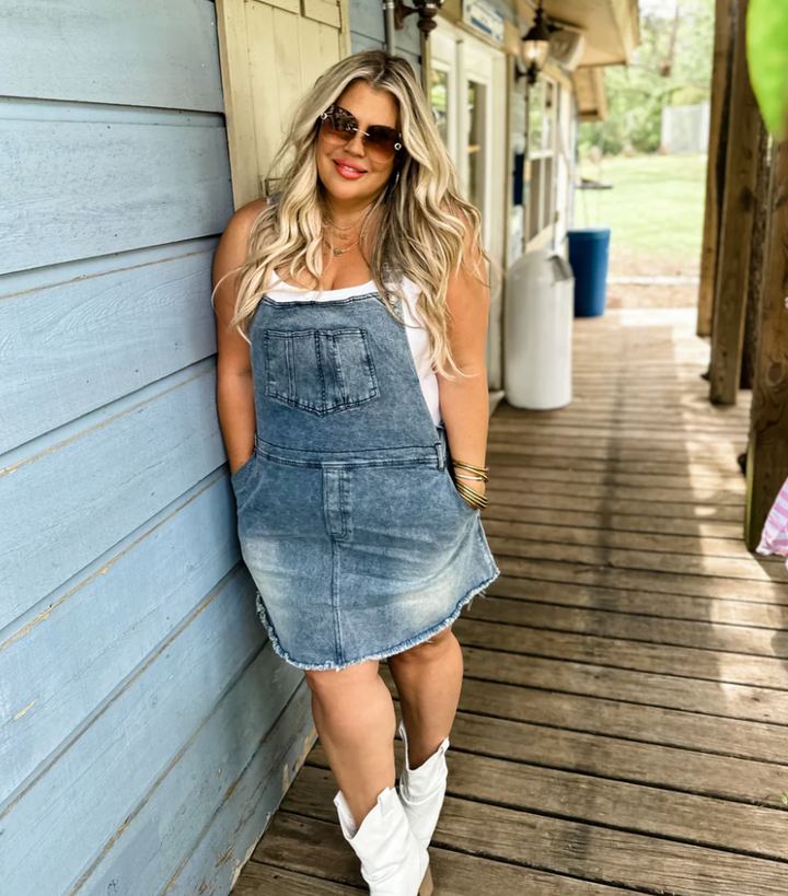 Blakeley - SONNY DENIM OVERALL DRESS