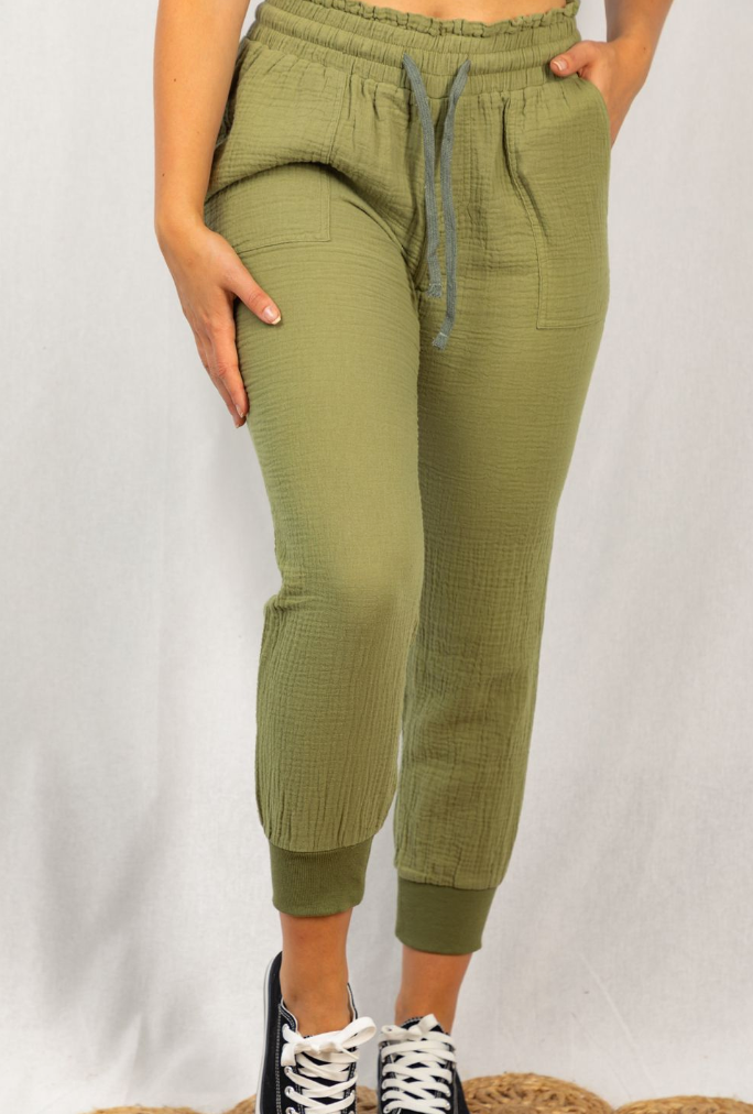 White Birch - Hi Rise Jogger