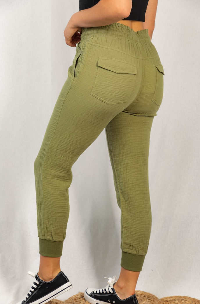 White Birch - Hi Rise Jogger