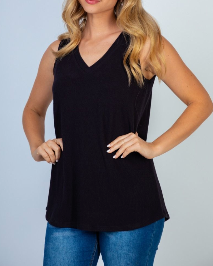 White Birch - V Neck Tank