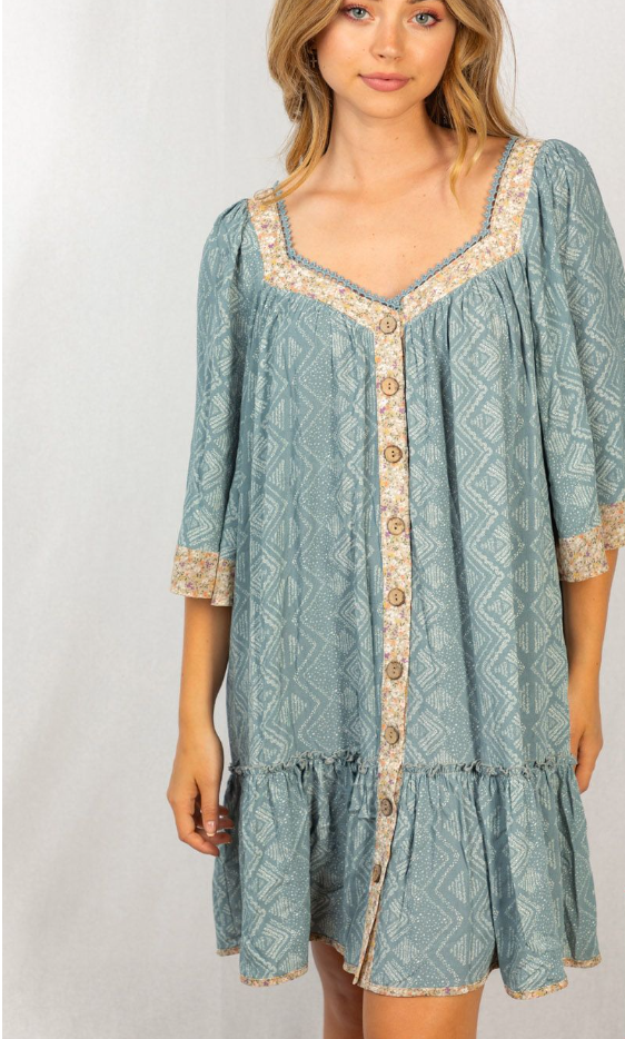 White Birch - Boho Chic Dress