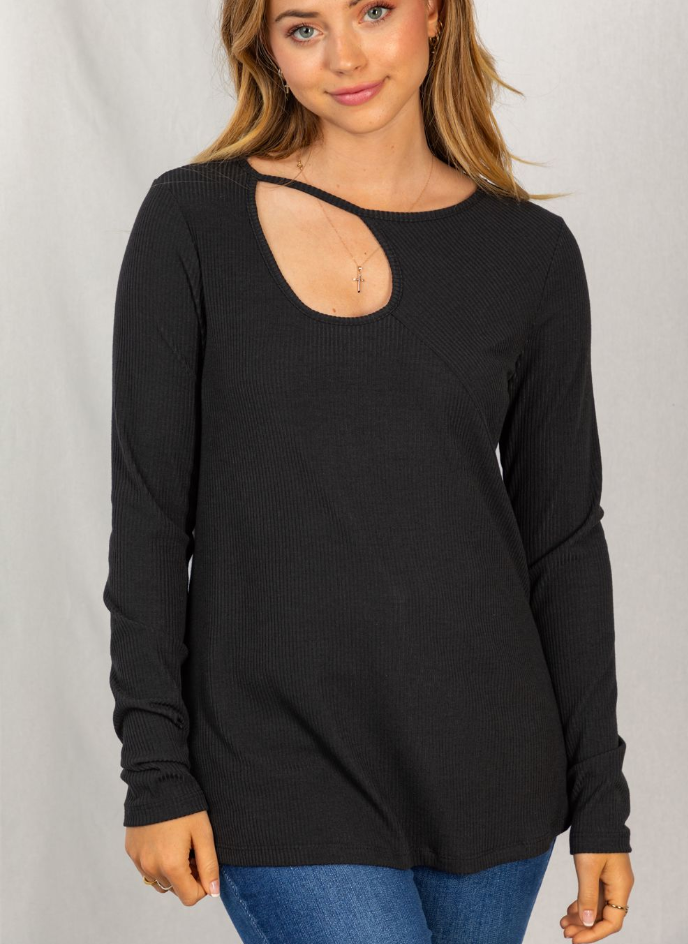White Birch - Keyhole Black Top
